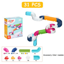 (31PCS) Multi-Layer Slide Interactive Track Bathtub Toy | Fun Bath Time Game, Shower Gift, Hand-Eye Coordination Development,