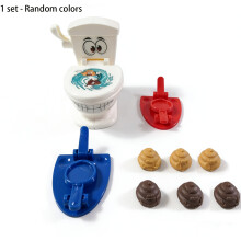 Random Color 1set Toilet Shooting Prank Toy, Suitable for Families, Parties, and Group Games