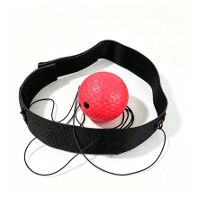 Head-mounted Boxing Speed Training Ball, Reaction Training, Fitness Boxing Speed Ball Toy, Red
