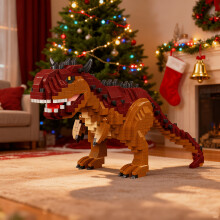 (A) [Models &] Dinosaur Buildings: Stegosaurus, Triceratops and Tyrannosaurus Rex | Hands-on Learning, Birthday Gifts, Motor Skills