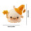 Halloween Ghost Crochet Keychain White Charm 1pc 2