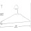 Steel Wire Clothes Hangers with Plastic Coating 30-Pack 4