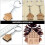 Wood Keyring Key Holder 5 Pieces 7