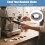 54mm Espresso Cleaning Kit Reusable Backflush Discs Cleaning Tablets Brush for   Luxe Cafe Coffee Machine 2