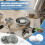 54mm Espresso Cleaning Kit Reusable Backflush Discs Cleaning Tablets Brush for   Luxe Cafe Coffee Machine 3