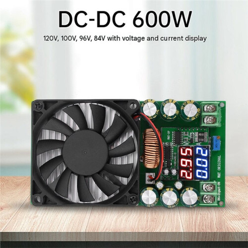 600W High-Power Adjustable  Step-Down Module (120V/100V/96V/84V) with Voltage and Current Display 2