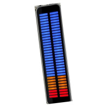 AK-DB32D-PRO Professionelles Stereo-Pegelmessgerät mit Echtzeit-LED-Anzeige und Gehäuse Aus Aluminiumlegierung für Studio-Mixing WRY