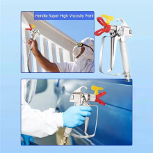8Pcs Universal Airless Paint Sprayer Nozzle Tips Set 413/415/513/517/523/625 Tips for Precise Painting with Tip Guards