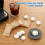 54mm Espresso Cleaning Kit Reusable Backflush Discs Cleaning Tablets Brush for   Luxe Cafe Coffee Machine 5
