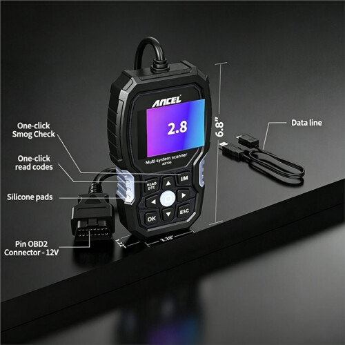 ANCEL BZ700 OBD2 Scanner Car Code Reader OBD II Diagnostic Tool Engine System Check Code Reader for -