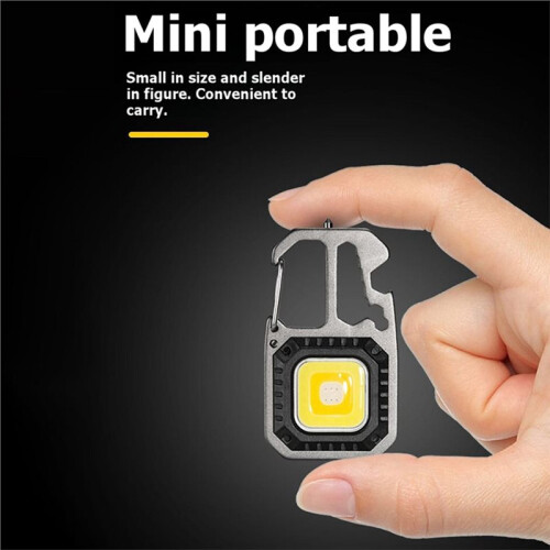 2Pcs Ultra Small  LED Light  COB LED Light Rechargeable Keychain Light Multifunction Keychain Lighting 1