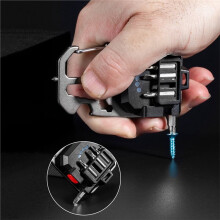 2 Pièces de Lumière LED Ultra Petite, Lumière LED COB Rechargeable, Lampe de Porte-Clés Multifonction