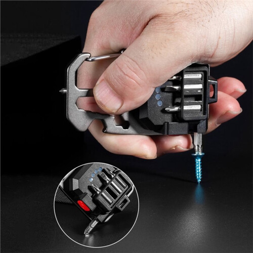 2Pcs Ultra Small  LED Light  COB LED Light Rechargeable Keychain Light Multifunction Keychain Lighting