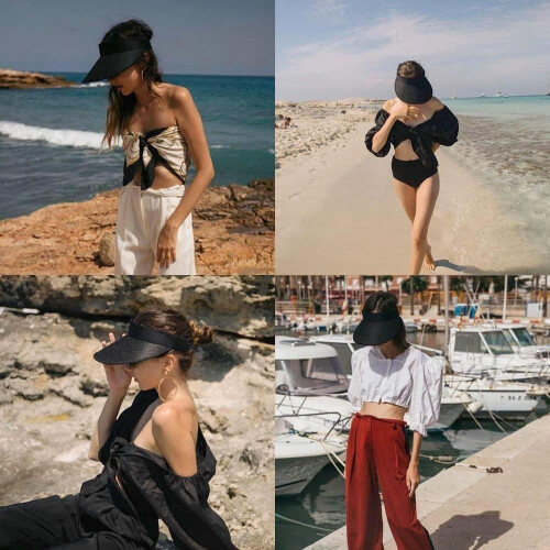 Sun Visor Hat for Women UV Protection 4 Pack 2