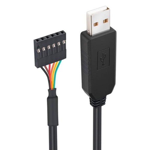 USB to TTL Serial 5V Adapter Cable TTL232 6 Pin Female Socket Header Download Debug Cable Adapter Module for  6ft 2