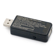 Tester Bezpieczeństwa USB Miernik Prądu, Napięcia, Pojemności i Mocy do Testowania Bezpieczeństwa Ładowarki do Telefonu Komórkowego