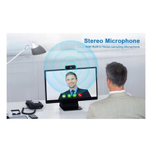 Webcam USB 1080P HD avec Microphone, Caméra Autofocus pour PC, Ordinateur Portable, Appel Vidéo
