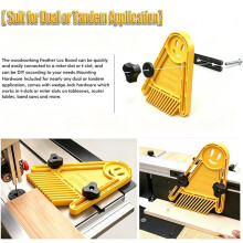 Multi-Purpose Double Featherboards Loc Board for Table Saws Router & Tables Fences Tools Miter Gauge Slot Woodwork DIY