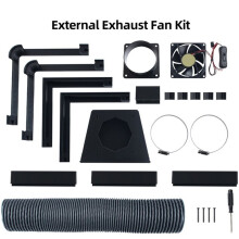 Para o Kit de Exaustor Externo para P2S com Peça Impressa para Ventilação e Exaustão de Longa Distância para Peças de Impressora 3D P2S