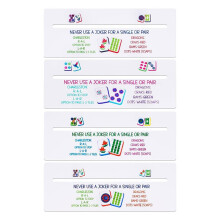 4 Stück Mahjong Linienfinder: Mah Jongg Kartenlinienmarker Leser Tracker Mahj ADHD Legasthenie Überlagerungen Hilfsmittel für Geführtes Lesen