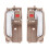 4PCS Chrome Left Right Car Interior Inside Door Handle 69205-02090 69206-02090 for   2003-2009 3