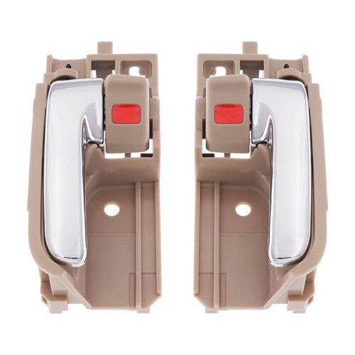 4PCS Chrome Left Right Car Interior Inside Door Handle 69205-02090 69206-02090 for   2003-2009 2