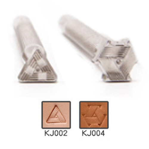 Leather Stamps,2 Pcs Stamping Tools for  Working KJ002 KJ004 Two Different Stamp Set Designs for  Working