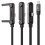 240W 2 in 1 Type C to Type C Fast Charging Foldable Bracket Data Cable Holder Charging Wire for IOS 18 17 16 3