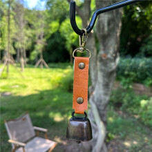 Vintage Beerbel Geluid Waarschuwingsbellen voor Wandelen en Kampeeraccessoires - Huisdierveiligheid en Ambachten Zwart