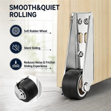 Vertical Track Roller Wheel,Gate Caster Wheels Replacement,Rolling Swivel Casters for Barn Sliding Door,Cabinet,Drawer