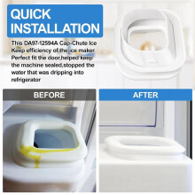 DA97-12594A Refrigerator Ice Chute Cap Gasket Assembly for Fridge Ice Maker Seal Replacement Part PS4176621