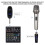 UHF Wireless Microphone Transmitter Receiver System, Plug and  XLR Wireless Audio Adapter for Mic Mixer Stage Use 6