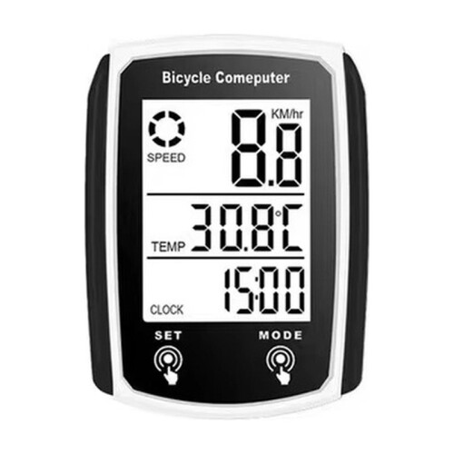 Wired Bike Computer LED Digital Bicycle Speedometer Odometer Touchscreen Cycling Computer Waterproof with Backlight 1