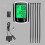 Wired Bike Computer LED Digital Bicycle Speedometer Odometer Touchscreen Cycling Computer Waterproof with Backlight 5