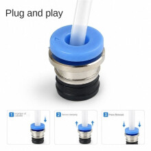 30pcs ECAS04 Pneumatic Connector Embedded Collet Clips Bowden Extruder Connector for Extruder Embeddable Tube Ptfe Tube