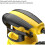 5Inch Orbital Sander 12000RPM 6 Variable Speed Sander Machine High Performance Dust Collection System EU Plug 5