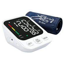 Oplaadbare Armmanchet Bloeddrukmonitor Spraakuitzending Hartritmestoornis Digitale BP-Monitor Drukmeting Tensiometer