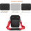 Portable Storage Case for  Flip Camera, Protective Storage Bag with Adjustable Strap Accessory Pocket, Case Only 2