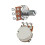 15mm Axel Full-Size/ Gitarr Potentiometer för Elgitarr och Bas, A500K Volym Ton Potentiometer B 3