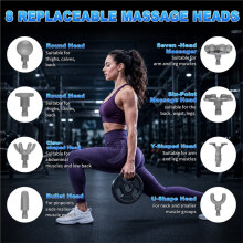 Massage Gun Deep Tissue, Quiet Professional Body Massager, Percussion Massage Gun for Back Shoulder Muscle Pain Relief
