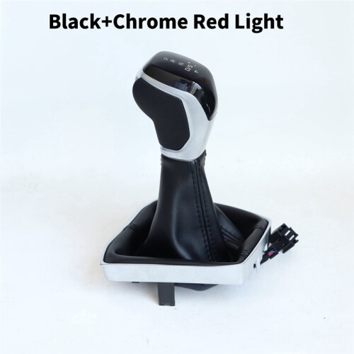 Automatic Shift Panel Hand Dust Cover Matte Red Light for  T- 20-25 Transmission Gear Shift Knob Lever 2