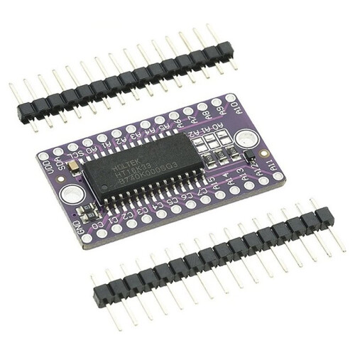 HT16K33 16x8 LED Dot Matrix Drive Control Module Digital Tube Driver Development Board 1