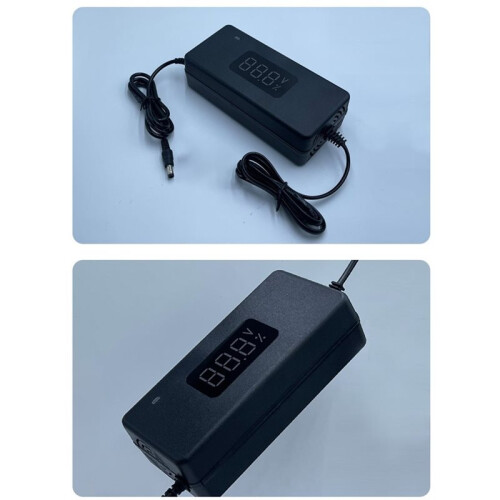 42V 2A Digitale Display Lithium Batterij Oplader DC5525 Plug Voeding Adapters met Koelventilator EU Plug 2