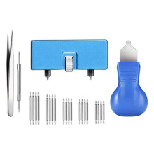 40-Piece Watch Case Press Tool & Multifunctional Watch Repair Kit Includes Tools for Adjusting and Removing Watch Bands