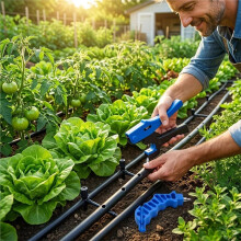 Drip Irrigation Tubing Hole Punch for 1/4 Inch Fitting and Emitter Insertion,Drip Sprinkler System,Garden Dripline Tools