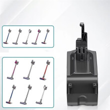 2-in-1 Dual-Batterieadapter für 18V BL1820 BL1840B Lithium-Batterien Adapter für V7 V8 Staubsauger