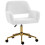 Faux Fur Rabbit Chair - Cream White 2