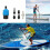 Schroefbare Inflatormondstukventieladapterkit, Messing Luchtcompressorconversie voor Paddleboards, Boten, Kajaks 6