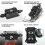 Inline Cord  -Off Toggle  Waterproof AC 15A 250V, -Off 4 Screw Pin , Two-Side Entry & Exit 4