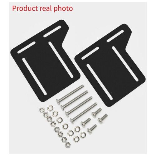 2pcs Bed Frame Brackets Adapter for Headboard Extra Heavy Duty Bed Modification Plate with Hardware 1